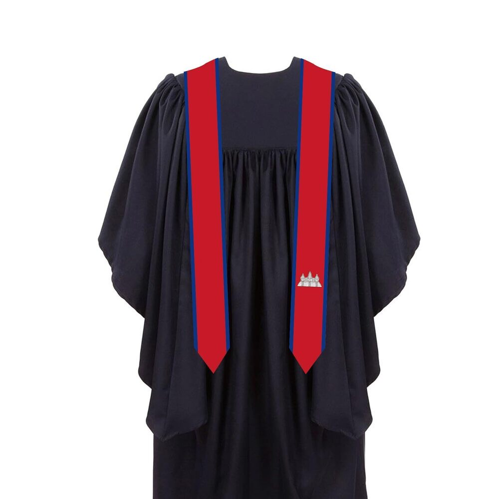2100 Cambodia Graduation Stole Flag Graduation Sash Scarf Graduation Gift